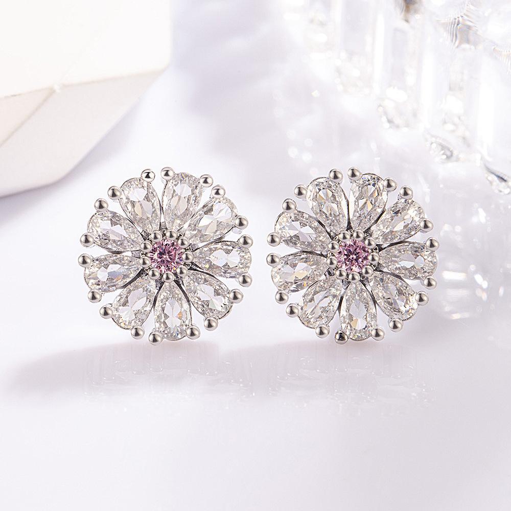 High Quality Silver Plated Crystal Necklace Set