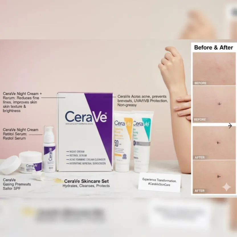 CeraVe: The Whitening & Brightening 4-in-1 Facial Kit