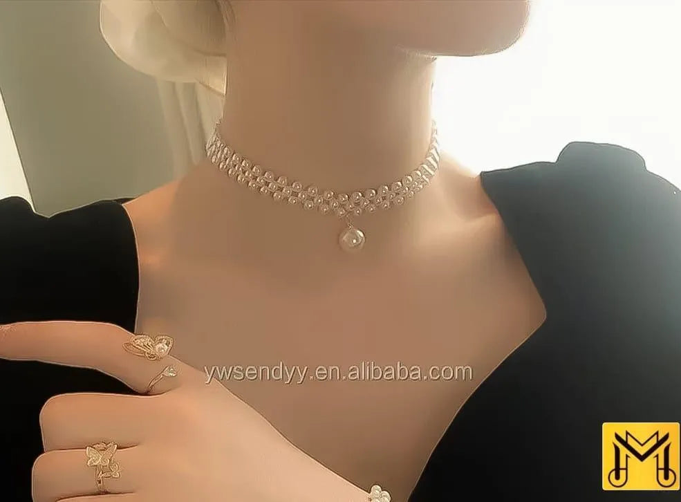 Elegant Pearl Choker for Women - 1 Pc Unique Design - Perfect for Any Occasion