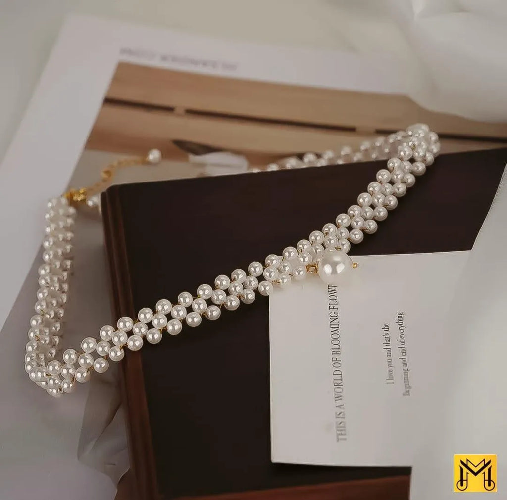 Elegant Pearl Choker for Women - 1 Pc Unique Design - Perfect for Any Occasion