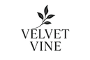 create a png logo for my store named velvet vine store colour combination is black and white